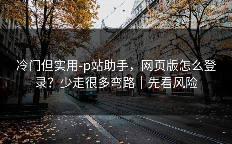 冷门但实用-p站助手，网页版怎么登录？少走很多弯路｜先看风险